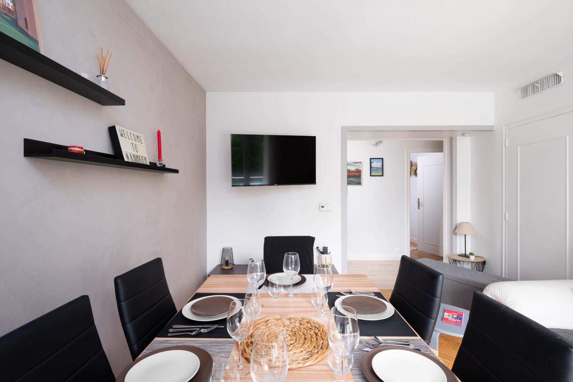 אנסי Appartement Cosy 6 Pers Pres Du Lac Avec Garage מראה חיצוני תמונה
