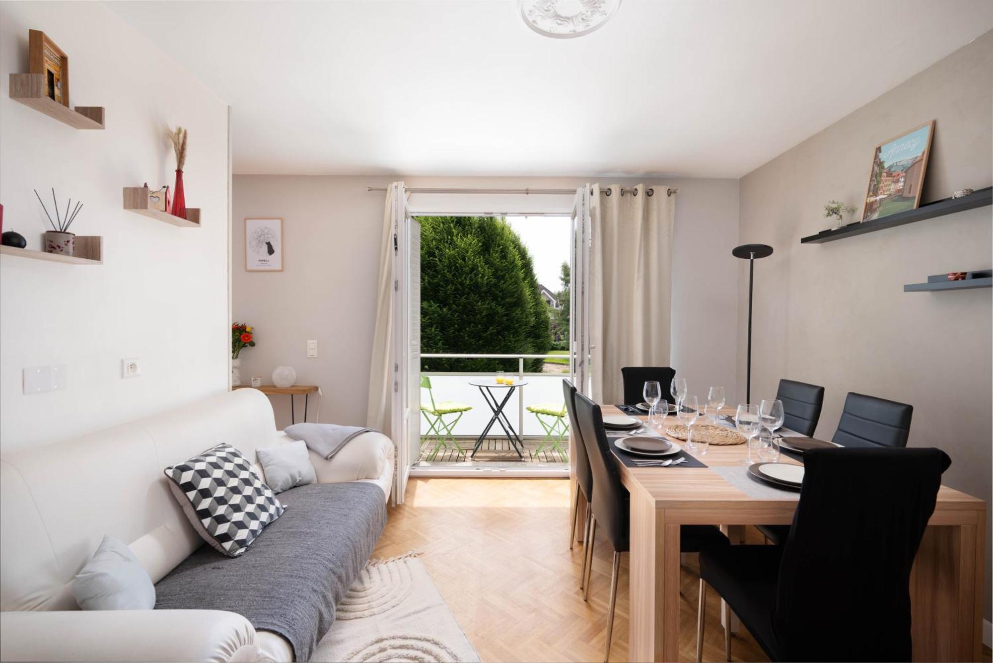 אנסי Appartement Cosy 6 Pers Pres Du Lac Avec Garage מראה חיצוני תמונה