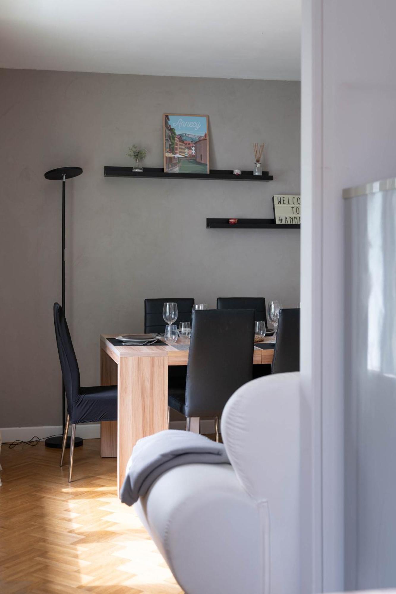 אנסי Appartement Cosy 6 Pers Pres Du Lac Avec Garage מראה חיצוני תמונה